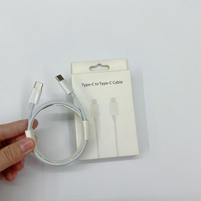 China Mobile Phone Types Charging Cable Wholesale for Macbook Tablet PC and Phone USB 3.1 Type C to Type C Cable for sale