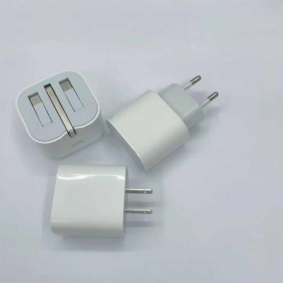 China New Product 20W USB Mobile Phone Travel Wall Charger EU/UK/US Palladium USB-C Fast Wall Charger Adapter For iPhone 13 for sale