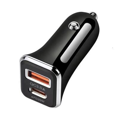 China Wholesale 20w Fast Charging Mobile Phone USB Car Smart Portable Charger USB-c In Car Chargers for sale