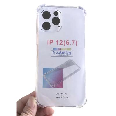 China Eco-friendly tpu clear case cell phone case for iphone 12 for sale