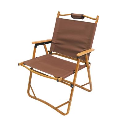 China Outdoor Picnic Fishing Camping Chairs Backs High Padded Thicken Oxford And Folding Chair Aluminum Suit Multiple Scenes For Beach/Camping for sale