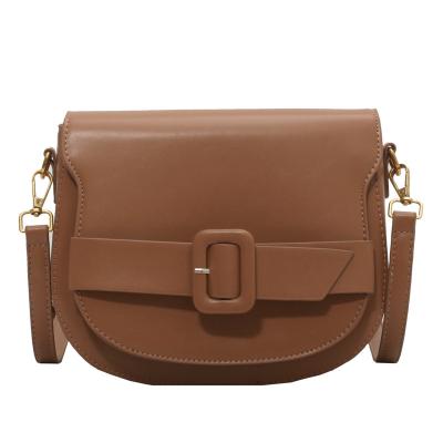 China Fashion Luxury Design PU Leather Girl Cross - Body Bag Solid Color Shoulder Bag For Girl for sale