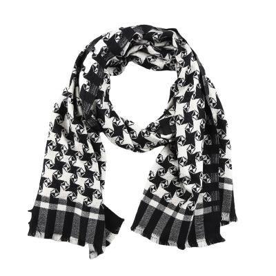 China Autumn And Winter Fashion Womens Scarf Cashmere Material Lattice Design Printing Hot Soft Comfortable Selling Imitation Imitation Scarf for sale