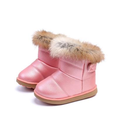 China Other custom logo ladies brown real wool fur lining winter knitted upper women shoes sheepskin snow boots for sale