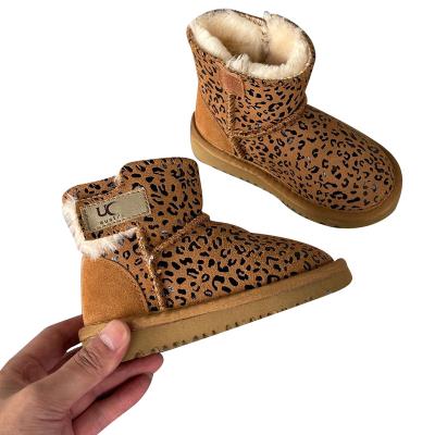 China Waterproof designer 2023 Famous Brand Warm woolen ankle fur kids kids winter snow boots kids shoes for sale