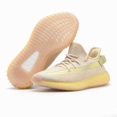 China Original product high quality real popcorn fly 350 yeezy Knit fashion trend yeez running shoes for sale