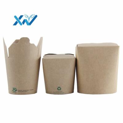 China Recycled Materials Paper Box Manufacturers Custom Noodle Pasta Wok Disposable Packaging Food And Beverage Packaging Cardboard Embossing 20000pcs for sale