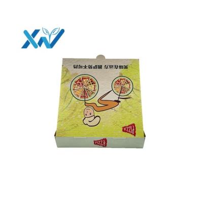 China Recycled materials wholesale pizza box with logo high quality customized portable delivery paper pizza box for sale