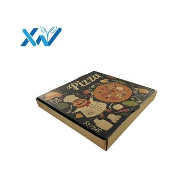 China Recycled Materials Restaurant Take Out Pizza Boxes Food Containers Take Out Packing Box for sale