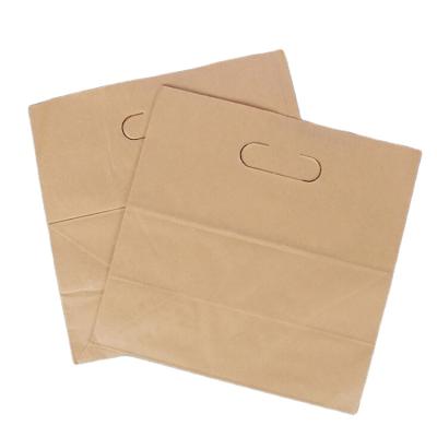 China Customized China Wholesale Recyclable Take Out Brown Kraft Paper Bag For Lunch for sale