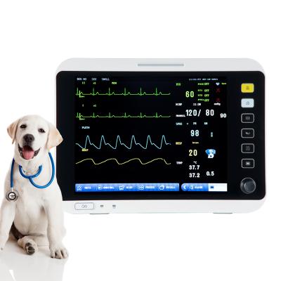 China Yonker Veterinary Monitor Multi Parameter Patient Monitor Vital Signs Monitor For Animal 12.1 Inch for sale