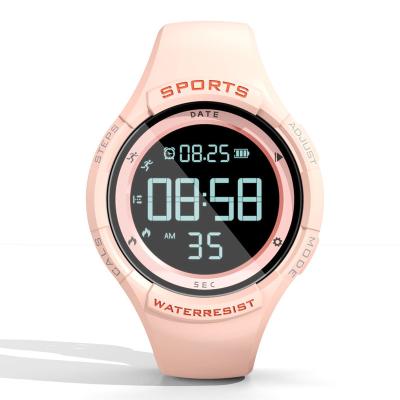 China cheapest time setting waterproof swimming smart watch digital sports wrist watch with vibration alarm clock for sale