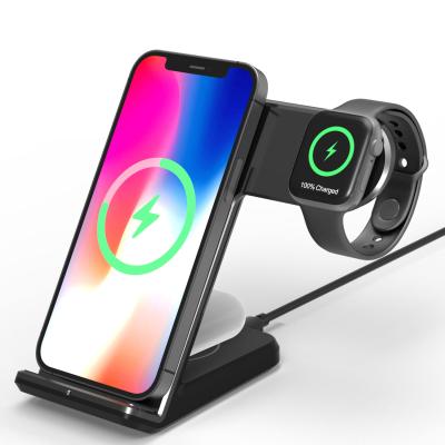 China 15W Fast Wireless Charger 4 3 in 1 Magnetic Charging Station For iPhone 13 12 Pro XS MAX for sale