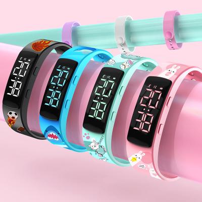 China Multi colors children watch LED display China Reloj Digital Pedometer Watch with alarm clock stopwatch for sale