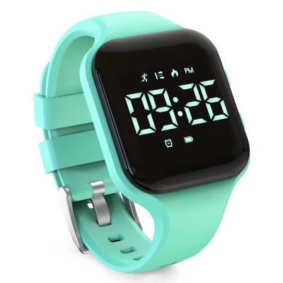 China Kids Toilet Training Potty Watch LED Colorful Flash Digital Fitness Pedometer Waterproof Alarm For Boys Girls Children's Clock for sale