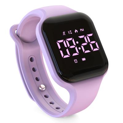 China Waterproof Alarm Reminder Small Digital 3D Pedometer Wrist Vibrating Watches Potty Training Watch for kids for sale