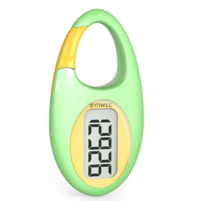 China High Quality 3D Digital Pedometer Simple Walking Tracker Step Counter for Men Women Kids for sale