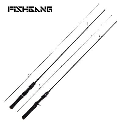 China Hot Sale Weihai Carbon FISHGANG Spinning Bait Rod Post Mount UL/L Carbon Fiber Ultralight Solid Trout Rod for sale