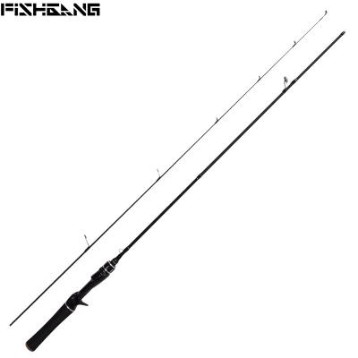 China Carbon FISHGANG Best Selling Cheap High Quality Ultralight Carbon Fiber Blank 2 Section Spin Rod Bait Casting Trout Fishing Rod for sale