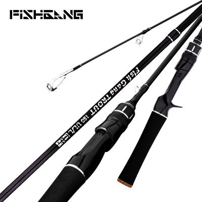 China High Quality Custom Carbon Fiber UL/L Carbon FISHGANG Spinning Rod 1.5m 1.68m 1.8m 1.98m Casting Ultra Light Trout Fishing Rods for sale