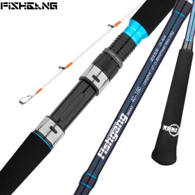 China Big Fish CARBON FISHGANG High Carbon Empty Saltwater Fish Trolling Boat Spinning Casting Fishing Rod Camel Liner for sale