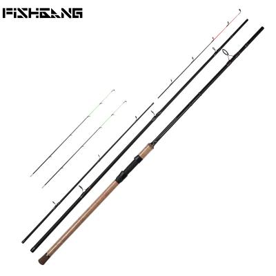 China Wholesale Fishing Rod 3.6m White High Carbon Construction Conductor 3.9m 3 Sections 3 Tips Fishing Rod for sale