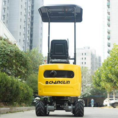 China Building Material Shops Changlin Hot Offer 1t Track Parts Trailer Mini Excavator For Retail for sale