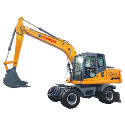 China Building Material Shops High quality newly earth-moving machinery high quality and cheap price 13ton wheel excavator with CE certificate for sale