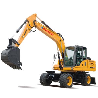 China Building Material Shops Hot Selling Excavator Small Tractor Loader Wheel Excavator with CE EURO5 certificate for wholesale for sale