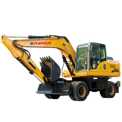 China Building Material Shops Full hydraulic bucket 8Ton 9Ton 10Ton wheel excavator for mining use for sale