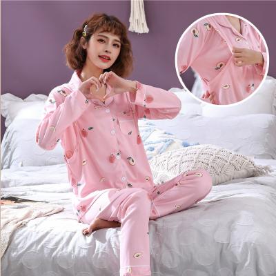 China Maternity Pajamas Suit New Imprisonment Clothing Thermal Pure Postpartum Cotton Polyester Plus Size Women's Sleepwear for sale