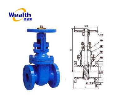 China General 100% Inspected Ductile Iron Sluice Gate Valve , Stem Water Gate Valve for sale