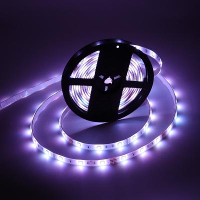 China 16.4ft Residential 300LEDs Color Changing RGB Music Light 5050 LED Strip LED Strip Lights Rope Light with Remote for Kitchen Home Bed TV for sale