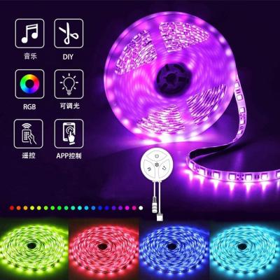 China Amazon Alexa Google Home Tuya Wifi IP65 LED Strip Light Residential Flexible Waterproof Blue-tooth LED Strip RGB Smart Light for sale