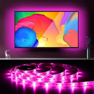 China Warehouse Waterproof 5050 RGB LED Light Strip 5M Roll WIFI Smart Magic Color APP Controller Led Strip Magic Led Strip for sale