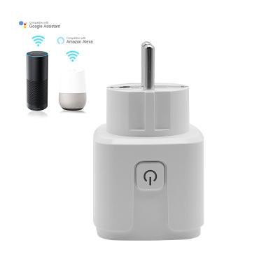 China Residential / Multi-Purpose Amazon Top Selling EU Plug 16A Standard Wireless WiFi Smart Home EU Tuya Alexa Google Home WiFi for sale