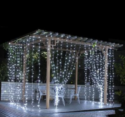 China Party Holiday Decoration Light String LED Christmas Lights Led Rain Curtain Light Bead Curtain Safety Alibaba Beauty Products for sale