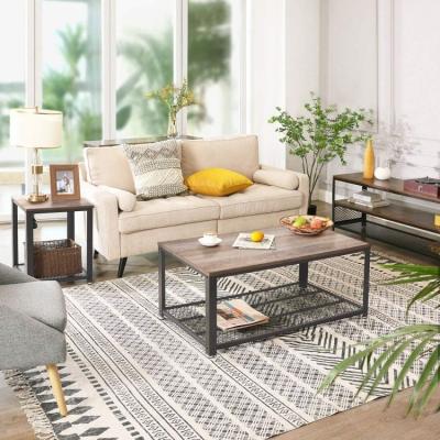 China Adjustable (height) coffee table with iron net gray for sale