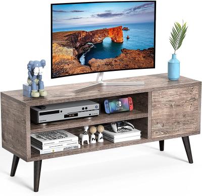 China Modern TV Console Table With Storage For TVs Up Retro Mid Century Modern Wood Entertainment Center TV Stand for sale