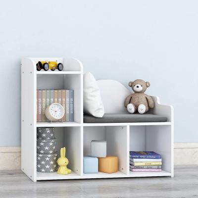 China Convertible Kids Bookcase Shelf for Kids Shelves Reading Nook with Cushion for sale