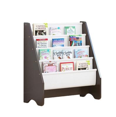 China Convertible kids toss shelf, magazine rack & book holder for kids, book organizer (espresso) for sale