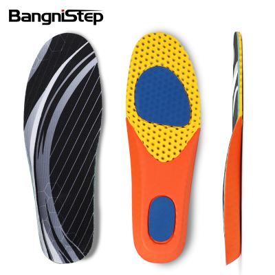 China Shock Absorption Bangnistep High Elastic Basketball Arch Support Foam Insoles Breathable Running Insoles Man Women Sport Insole for sale