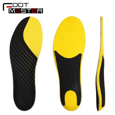 China Fabric+PU Foam+E-TPU+ EVA Fabric+PU Arch Support Breathable Inner Sole Running Shoe Manufacturer Unisex Functional Popcorn Inserts E-TPU Sports Insoles for sale