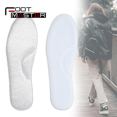 China Design Sweat-absorbent Daily Light Pattern Bangni Insole Absorb Sweat Memory Foam Insole For Walking for sale