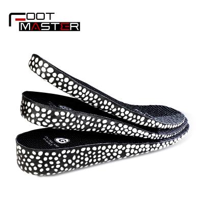 China Height Increase Bangni 1.5 2.5 Black Invisible 3.5cm Black Etpu Invisible Lift Rose Size Increase Insoles Inner Sole For Man And Woman for sale