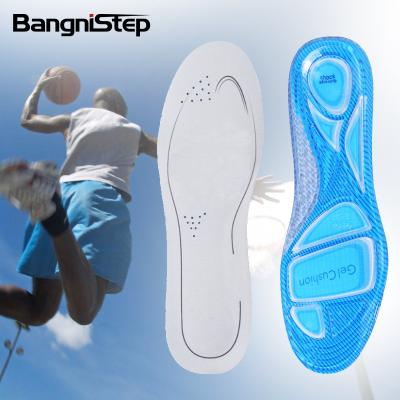 China Gel Netting Mens Cushion Inner Sole Band Foot Inserts Gel Sole Inserts For Shoes for sale