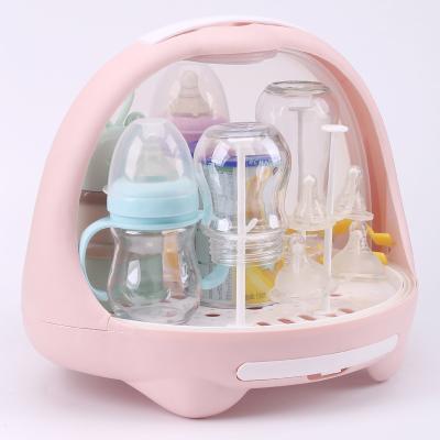 China Portable Viable Drain Drying Milk Care Feeding Plastic Baby Bottle Drying Rack for sale