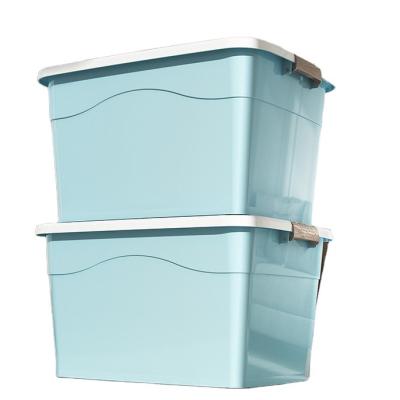 China Sustainable Plastic PP Storage Box Container With Lid for sale