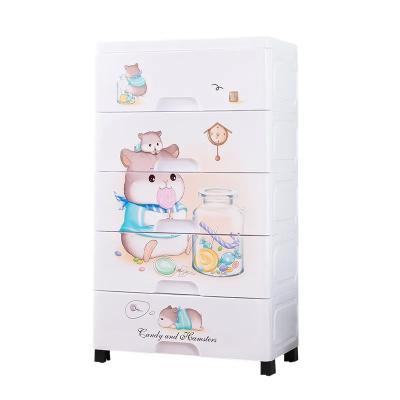 China Modern Home Plastic Baby Closet Bedroom Drawer Storage Furtniure Cheap Price Cabinet for sale