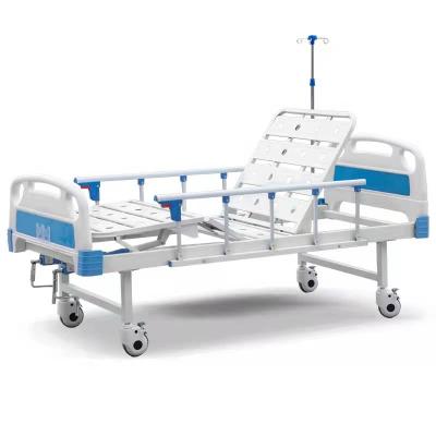 China Manual Easy Operate YFH-A02 Two Crank Manual Used Patient Price Second Donation Specialty Hospital Bed for sale